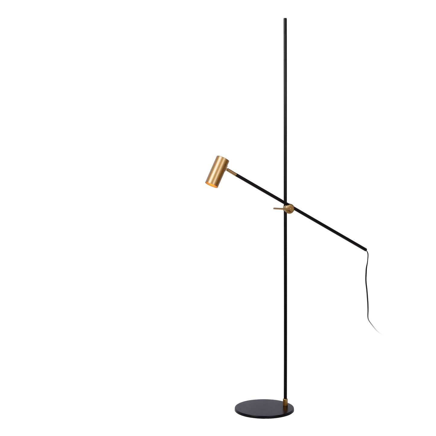 Lucide PHILINE - Floor reading lamp - 1xGU10 - Black