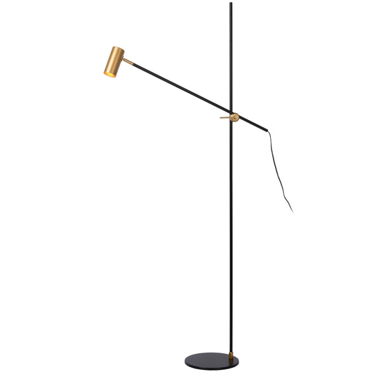 Lucide PHILINE - Floor reading lamp - 1xGU10 - Black