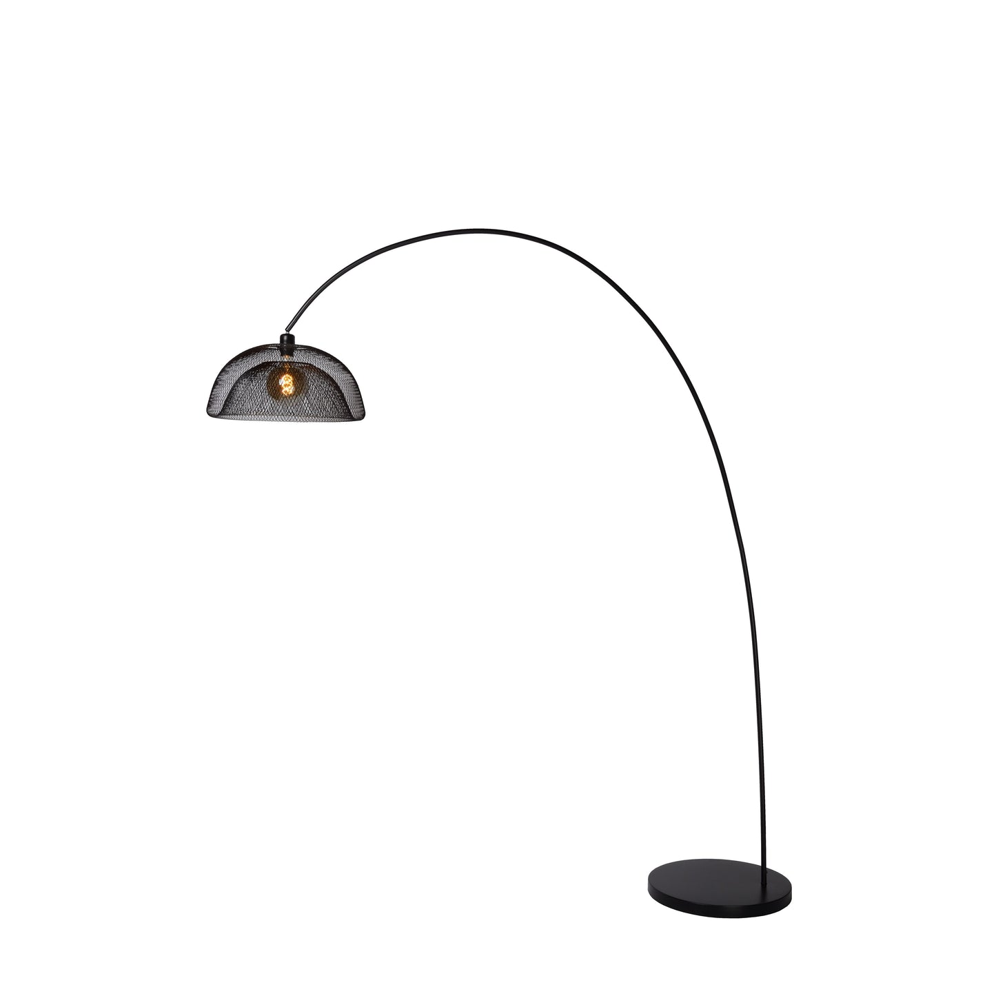 Lucide MESH - Arc floor lamp - 1xE27 - Black