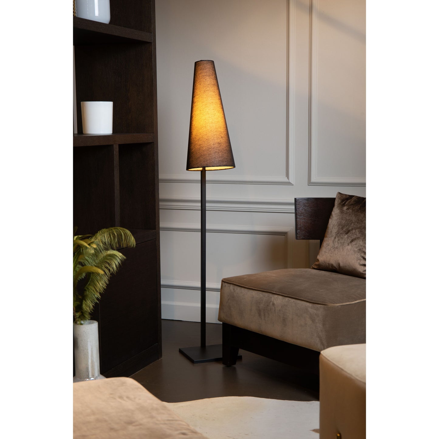Lucide GREGORY - Floor lamp - 1xE27 - Black