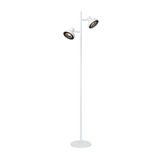 Lucide SENSAS - Floor lamp - 2xGU10 (ES111) - White