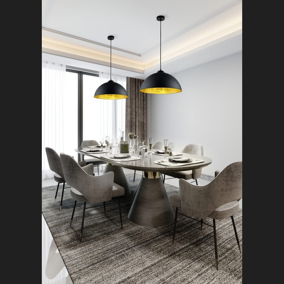 Romino Ii  - Pendant - Black Matt - Trio