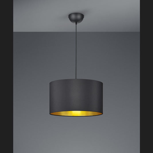 Hostel  - Pendant - Black Matt - Trio