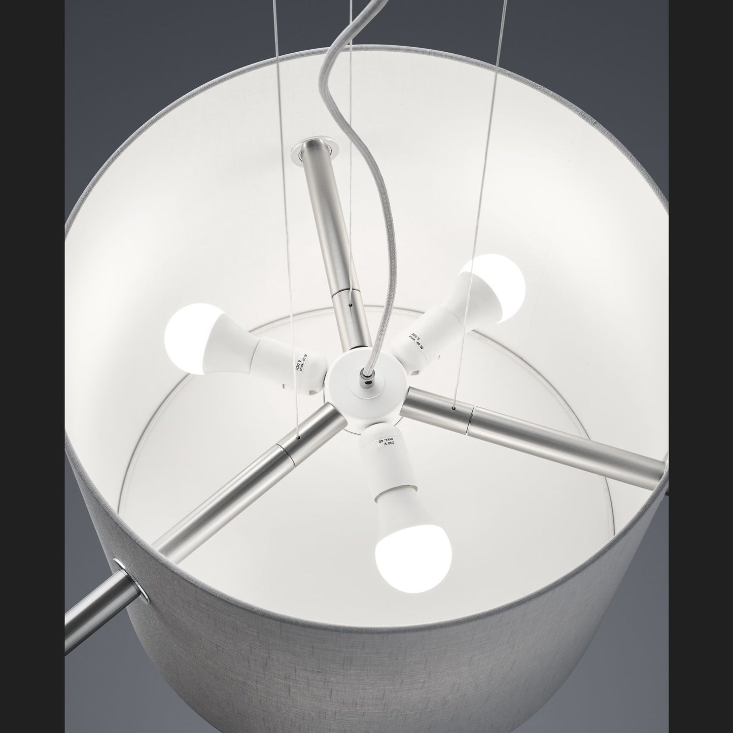 Camden  - Pendant - Grey - Trio