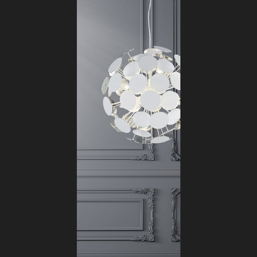 Discalgo  - Pendant - White Matt - Trio