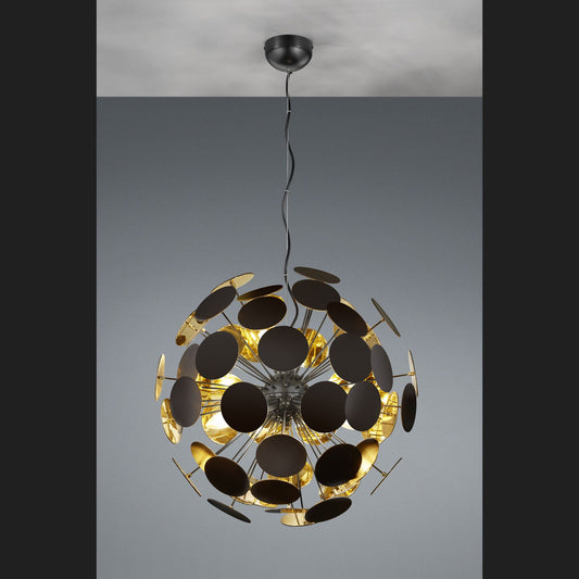 Discalgo  - Pendant - Black Matt - Trio