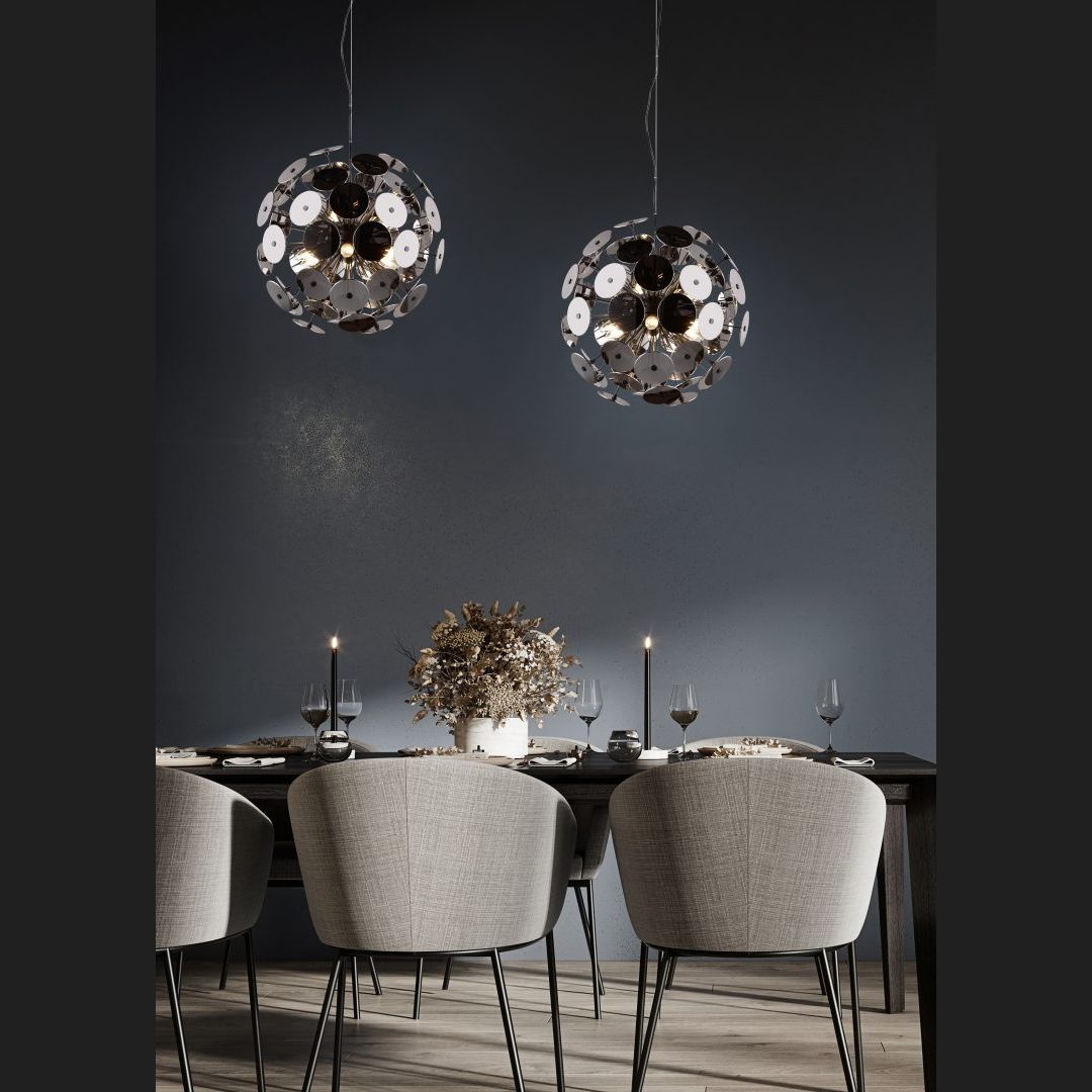 Discalgo  - Pendant - Chrome Plated - Trio