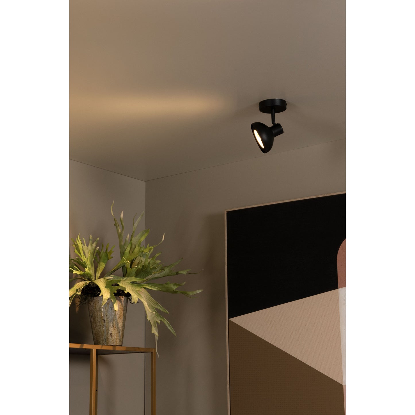 Lucide SENSAS - Ceiling spotlight - 1xGU10 (ES111) - Black