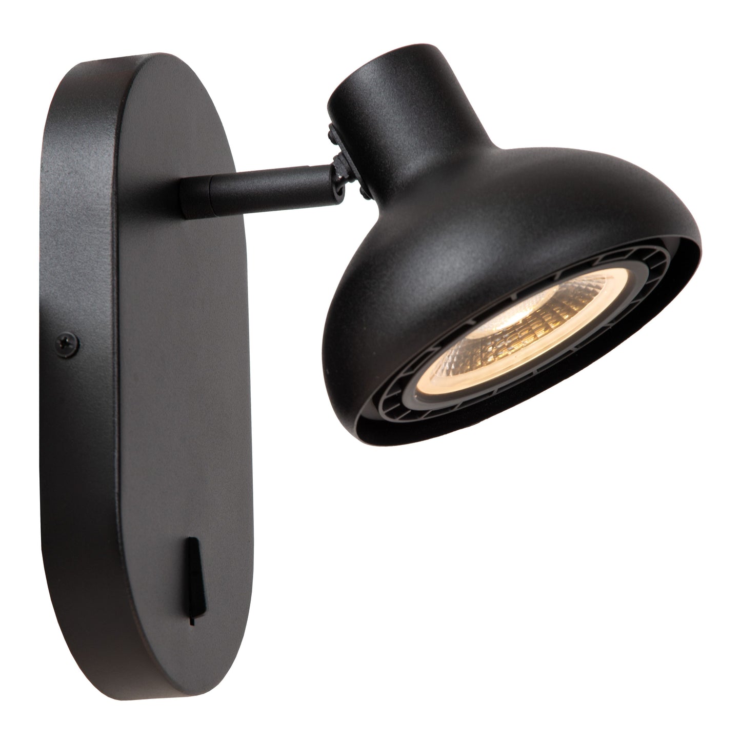 Lucide SENSAS - Bedside lamp / Wall light - 1xGU10 (ES111) - Black