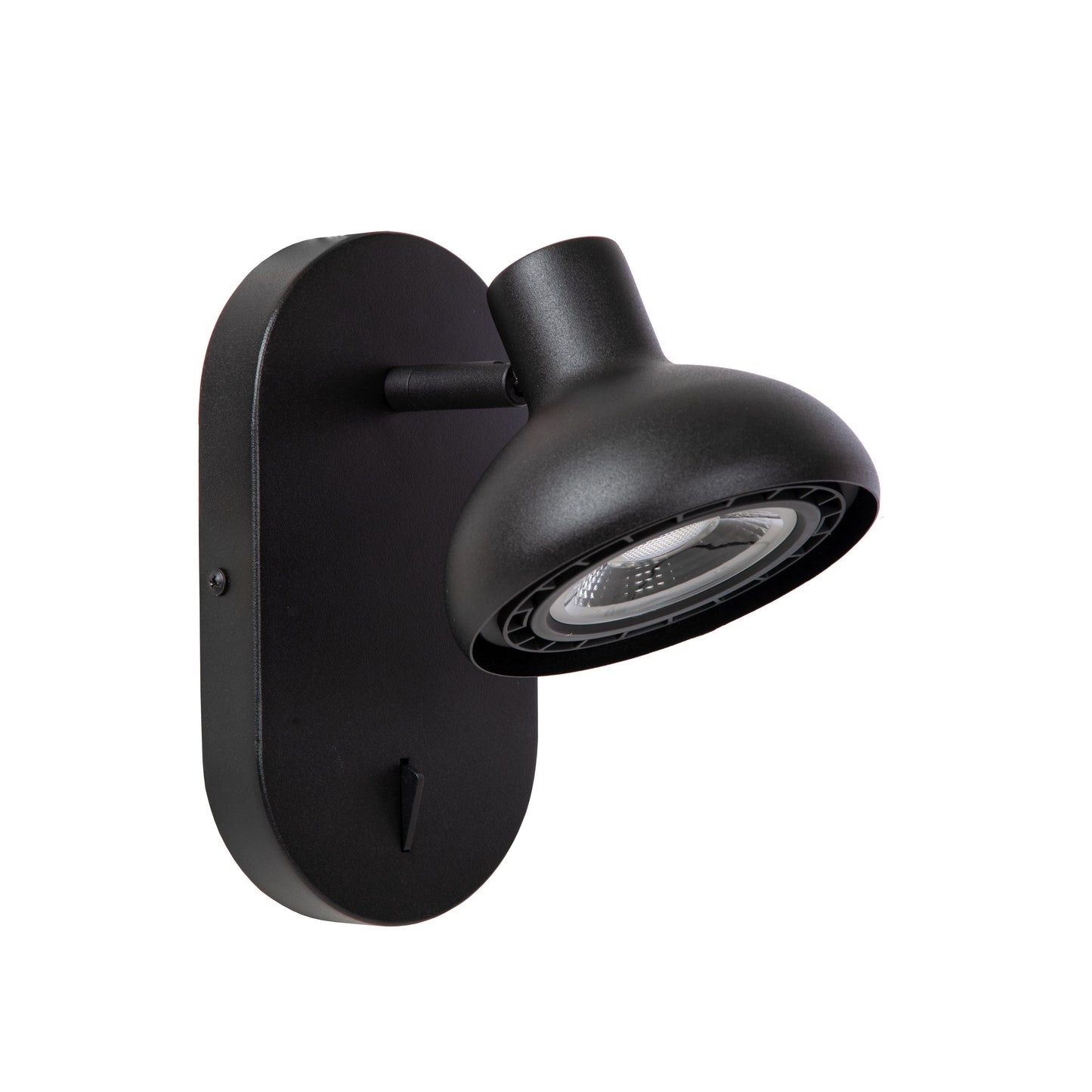 Lucide SENSAS - Bedside lamp / Wall light - 1xGU10 (ES111) - Black