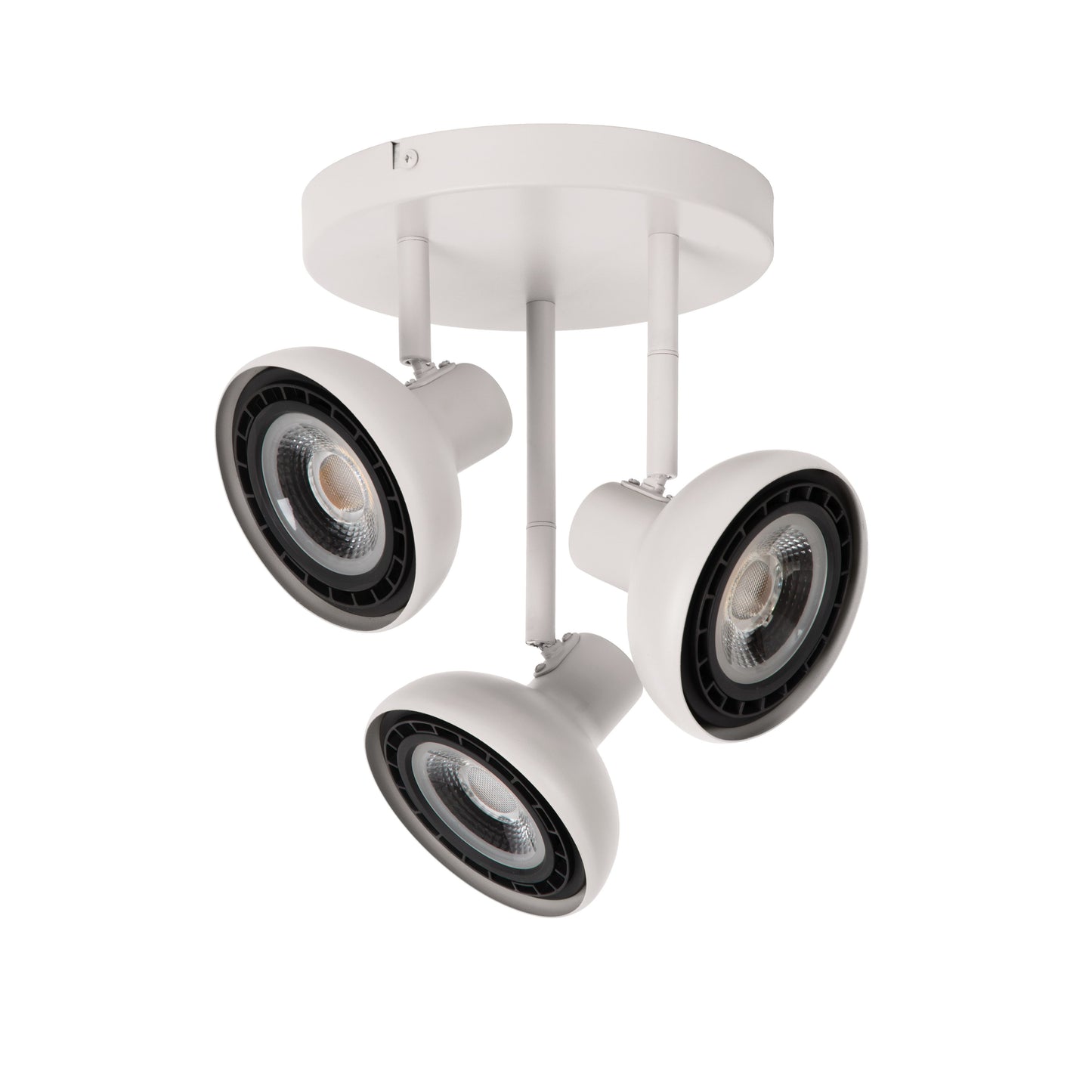 Lucide SENSAS - Ceiling spotlight - Ø 25,8 cm - 3xGU10 (ES111) - White