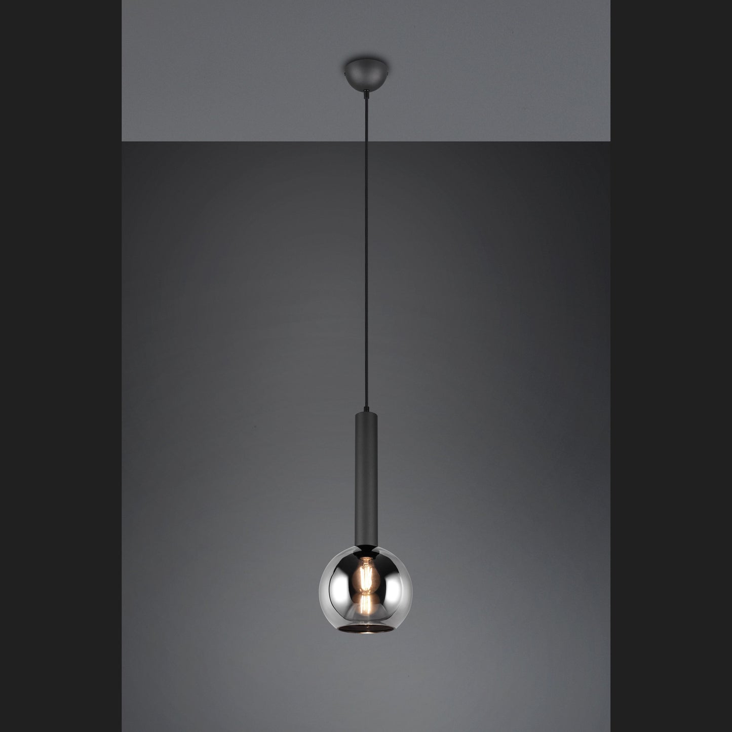 Clayton  - Pendant - Smoke - Trio