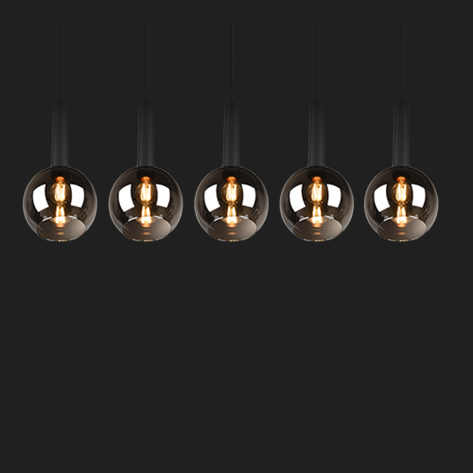 Clayton  - Pendant - Smoke - Trio