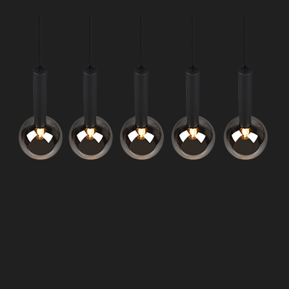 Clayton  - Pendant - Smoke - Trio