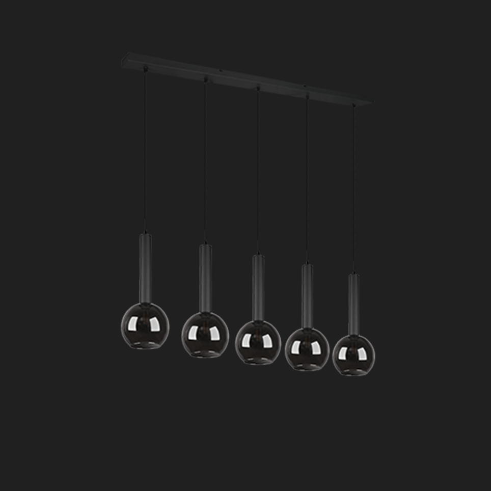 Clayton  - Pendant - Smoke - Trio