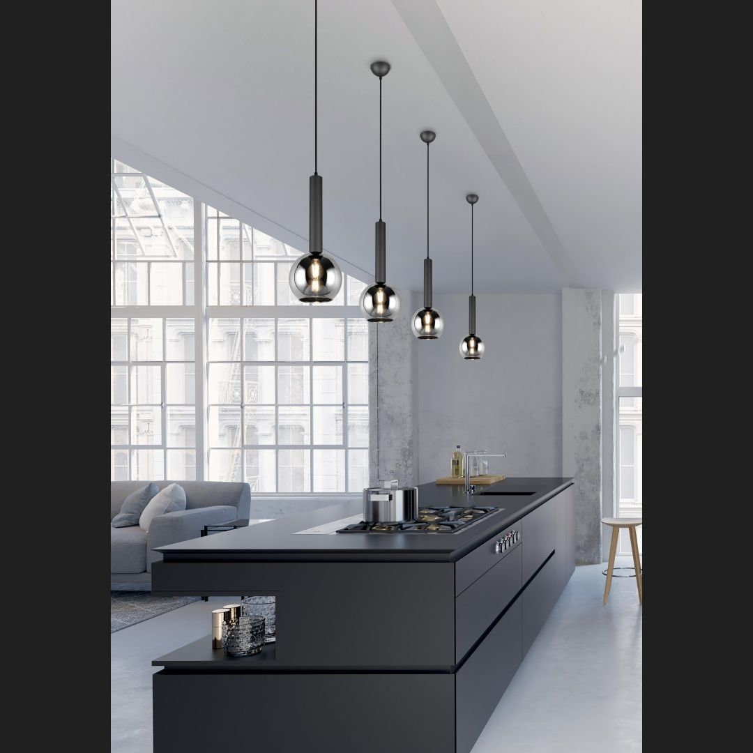 Clayton  - Pendant - Smoke - Trio