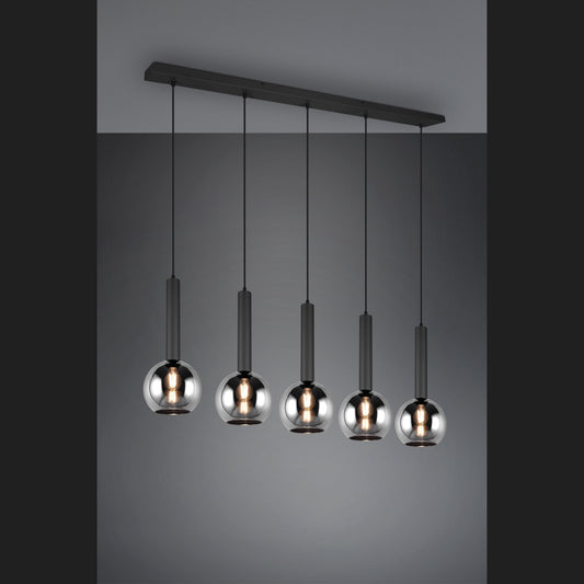 Clayton  - Pendant - Smoke - Trio