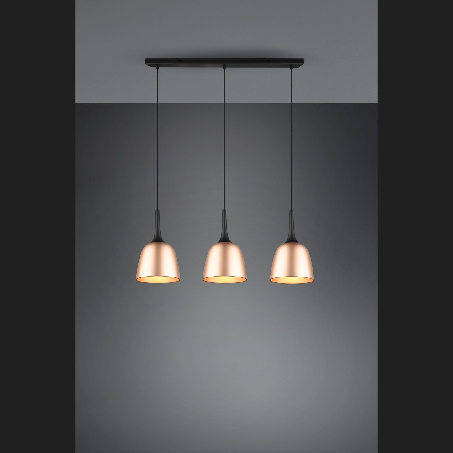 Chiron  - Pendant - Brass Matt - Trio