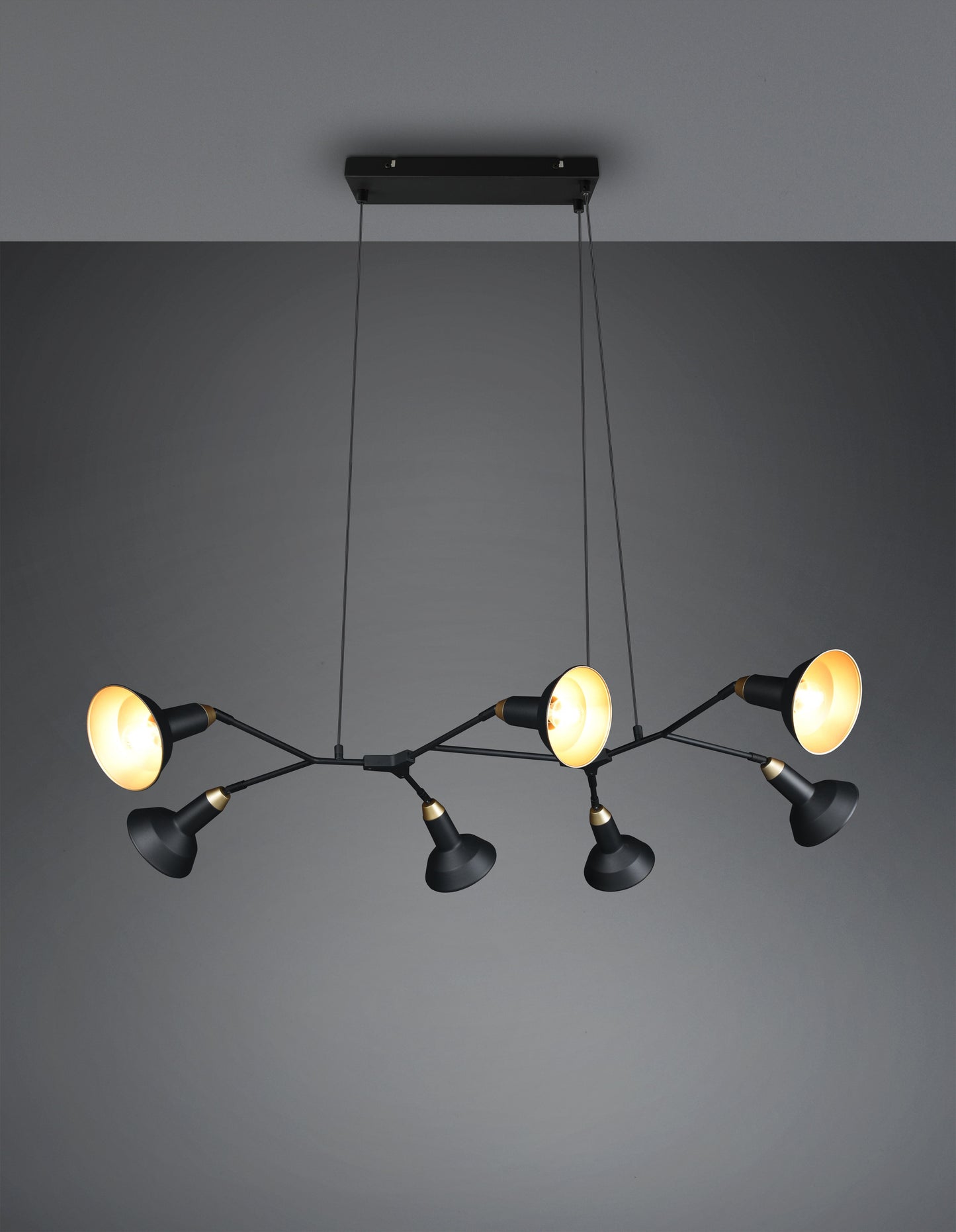 Roxie  - Pendant - Black Matt - Trio