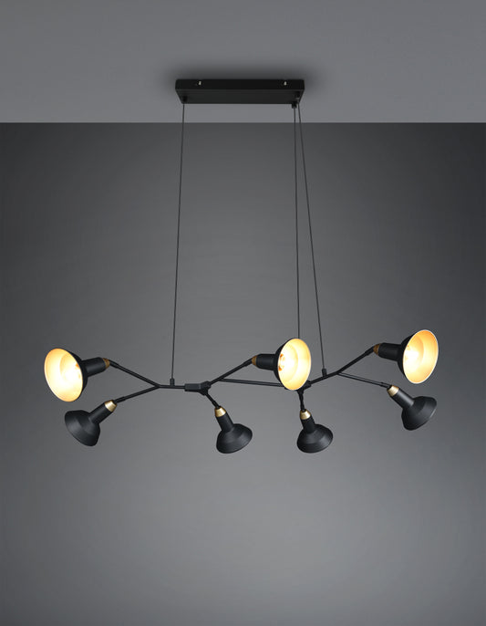 Roxie  - Pendant - Black Matt - Trio