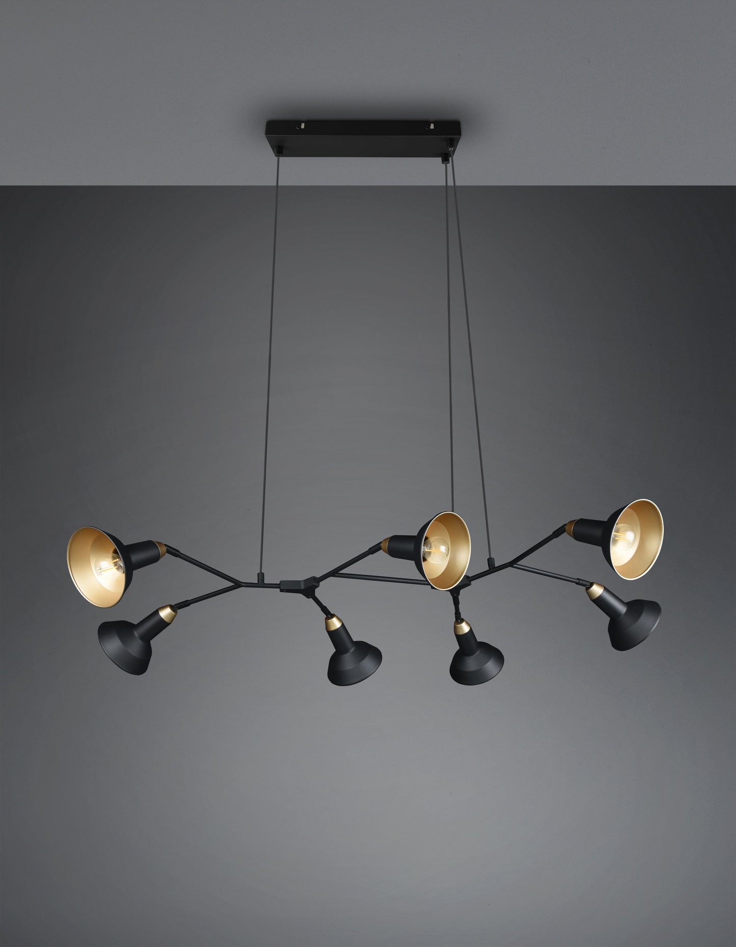 Roxie  - Pendant - Black Matt - Trio