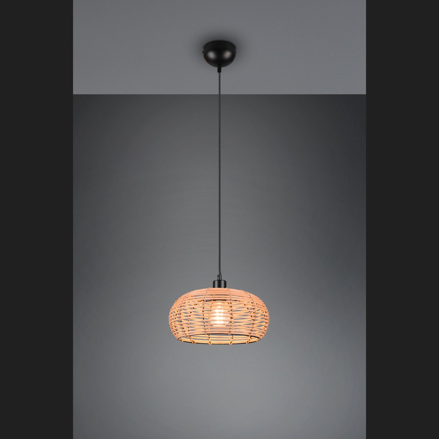 Inga  - Pendant - Natural Finish - Trio