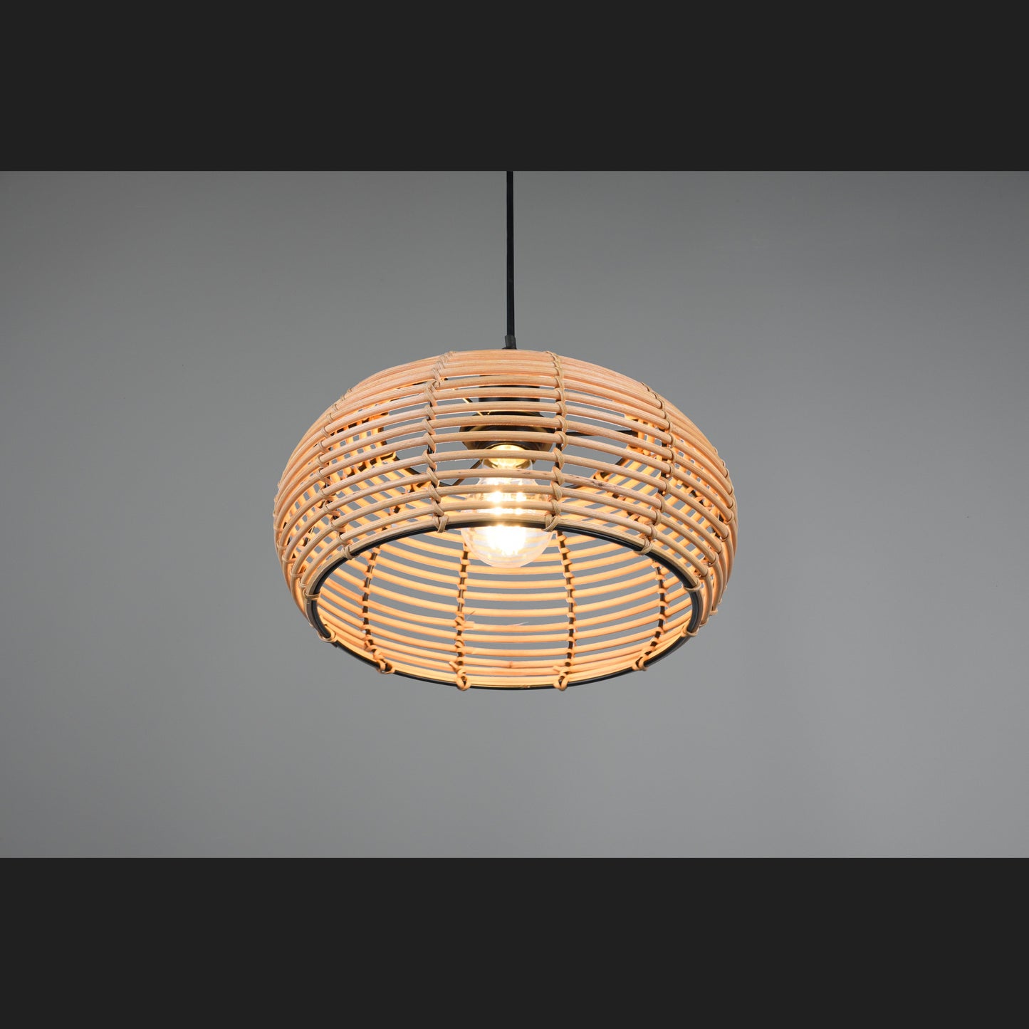 Inga  - Pendant - Natural Finish - Trio