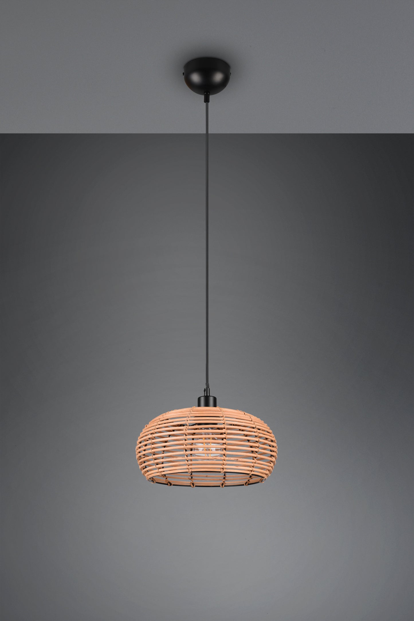 Inga  - Pendant - Natural Finish - Trio