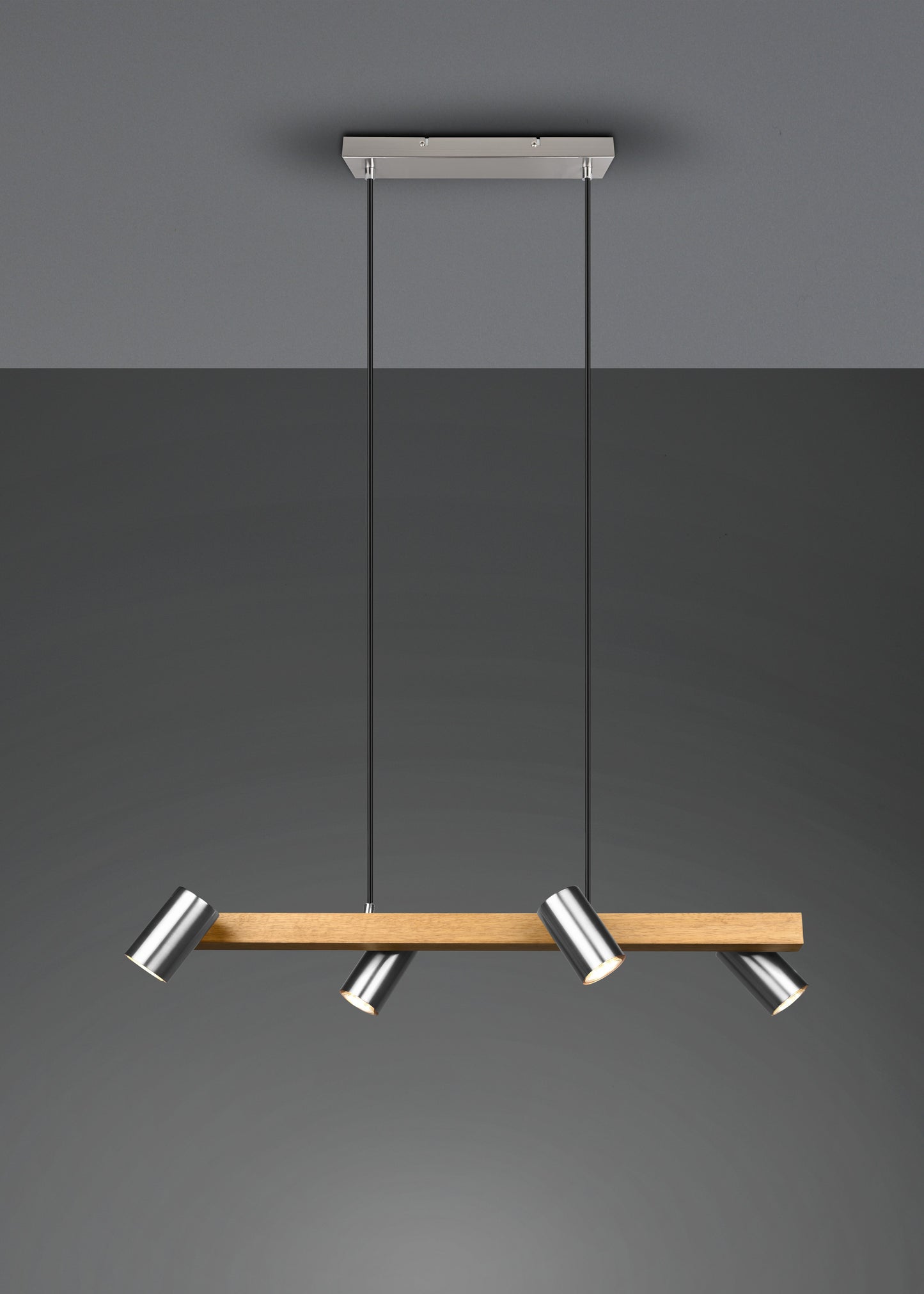 Marley  - Pendant - Nickel Matt - Trio