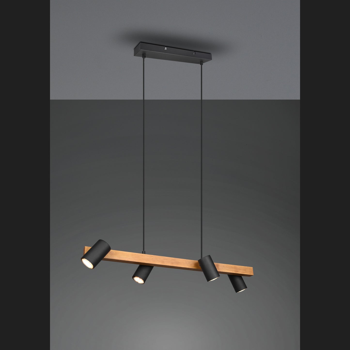 Marley  - Pendant - Black Matt - Trio