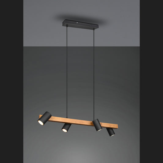 Marley  - Pendant - Black Matt - Trio