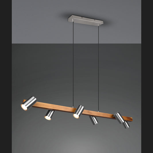 Marley  - Pendant - Nickel Matt - Trio