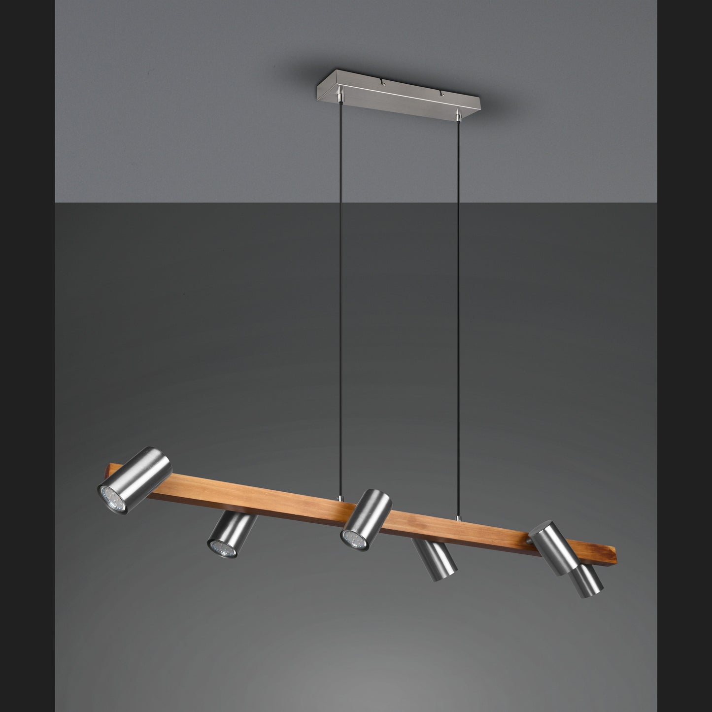 Marley  - Pendant - Nickel Matt - Trio