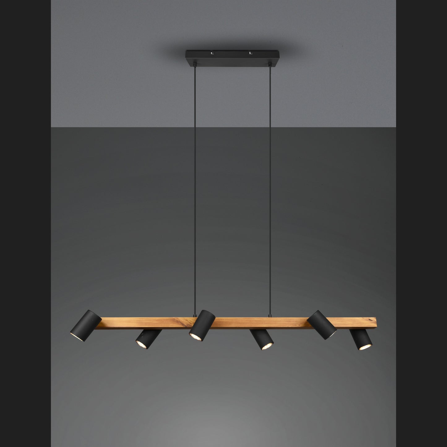 Marley  - Pendant - Black Matt - Trio