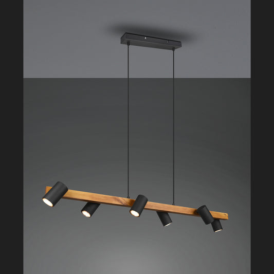 Marley  - Pendant - Black Matt - Trio
