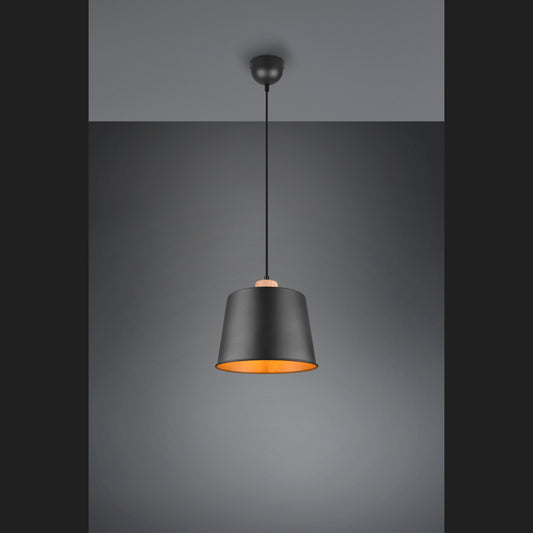 Harris  - Pendant - Black Matt - Trio