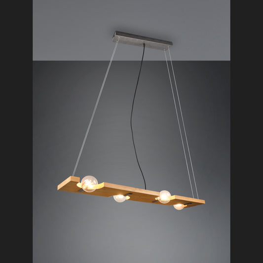 Tailor  - Pendant - Natural Finish - Trio