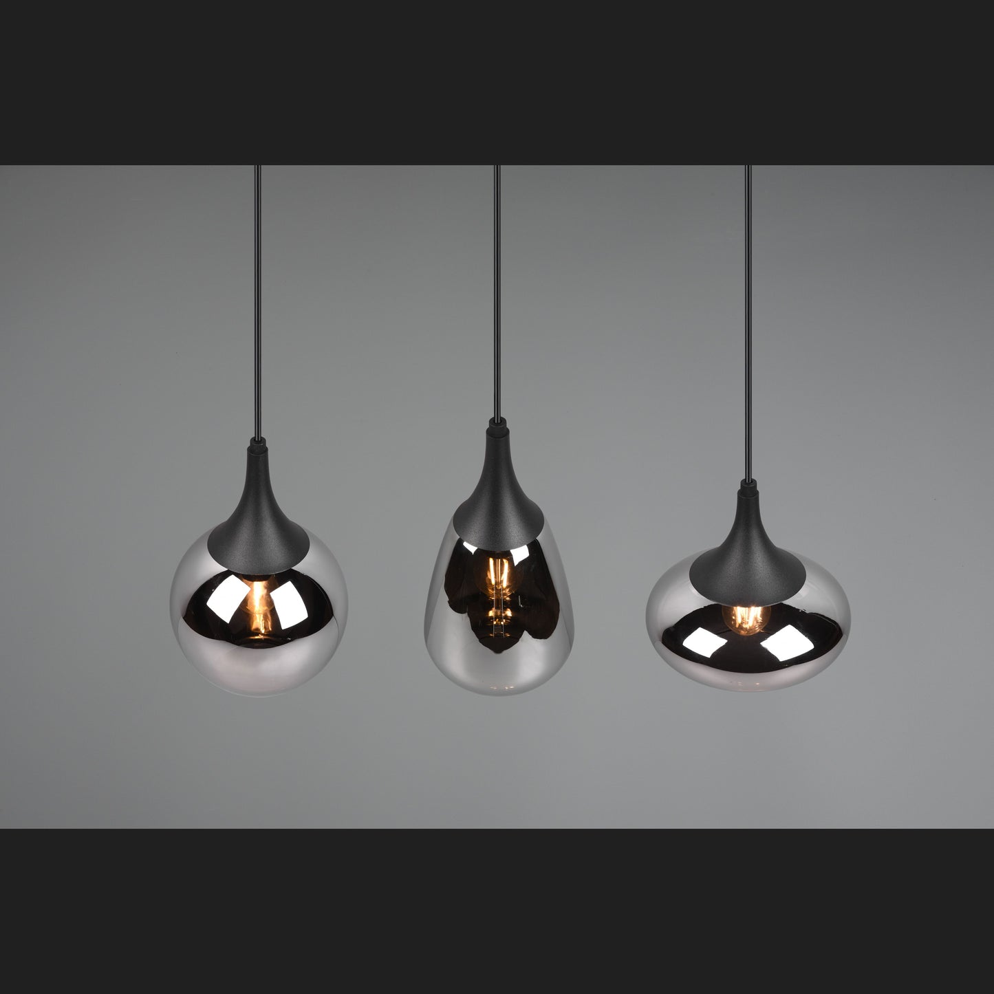 Lumina  - Pendant - Chrome Plated - Trio