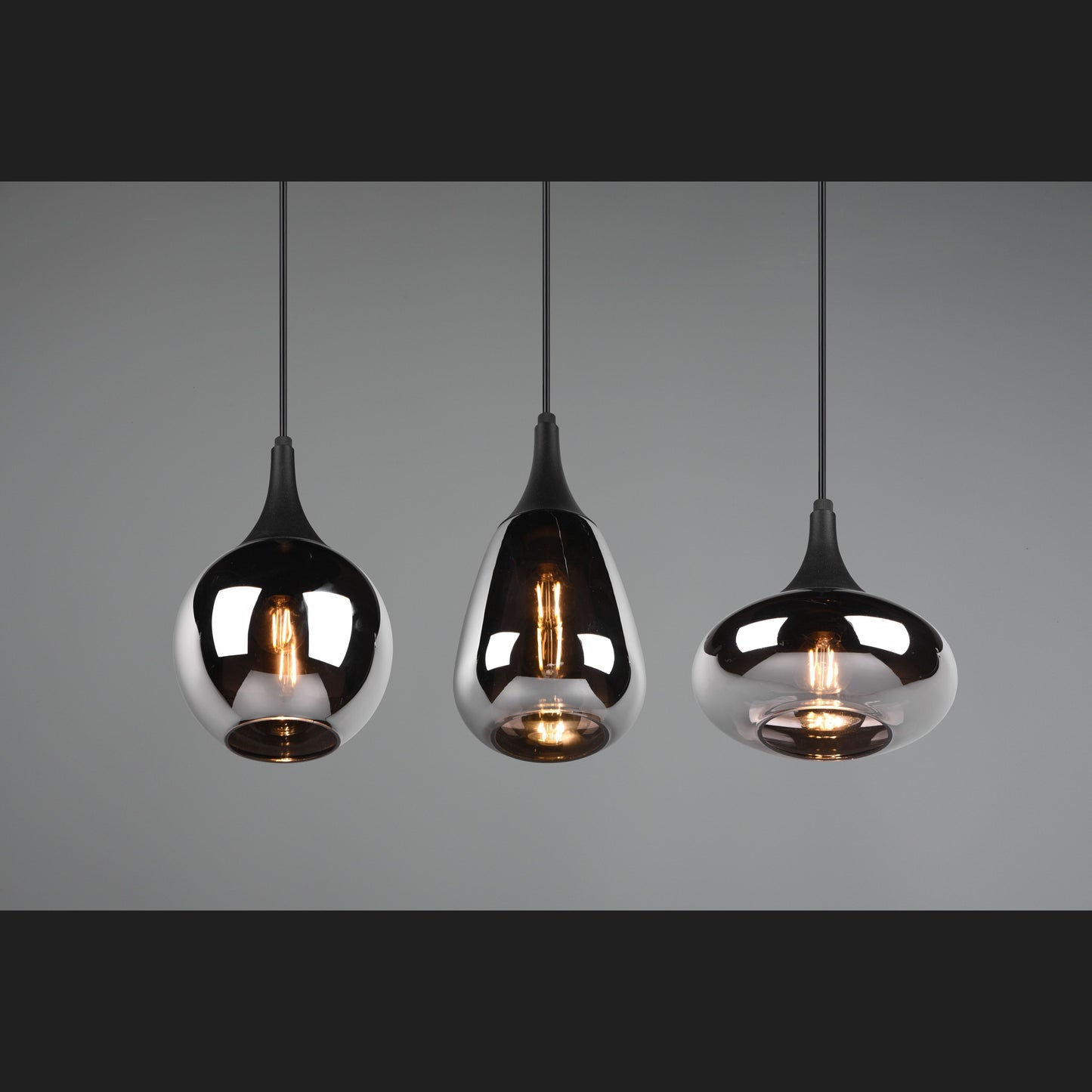 Lumina  - Pendant - Chrome Plated - Trio