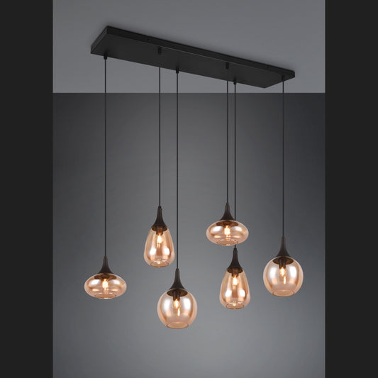 Lumina  - Pendant - Amber - Trio