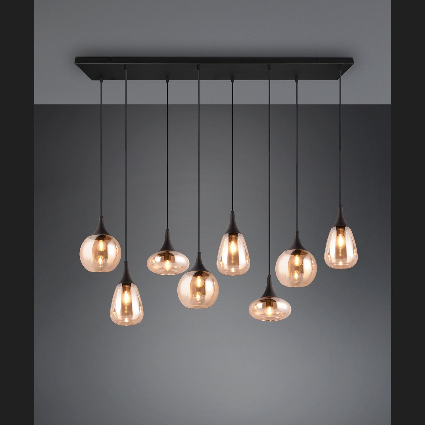 Lumina  - Pendant - Amber - Trio