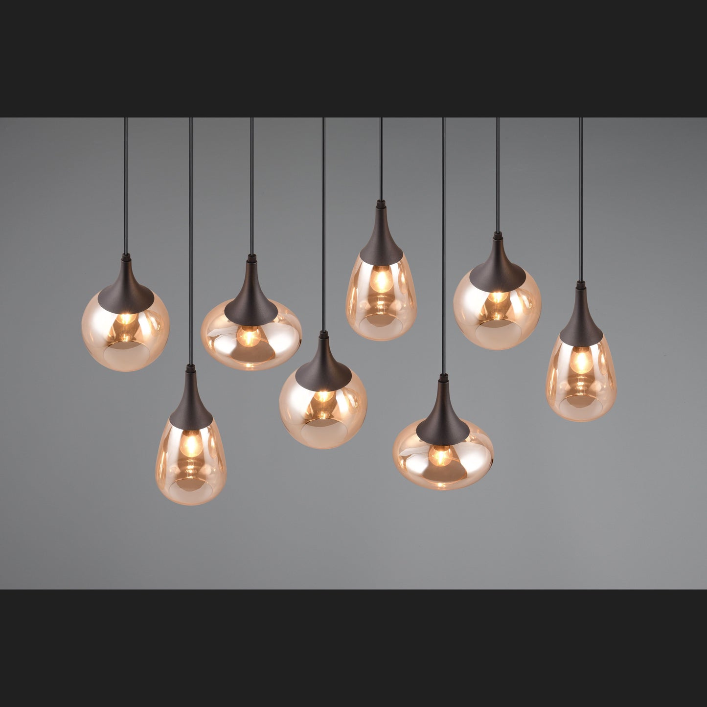 Lumina  - Pendant - Amber - Trio