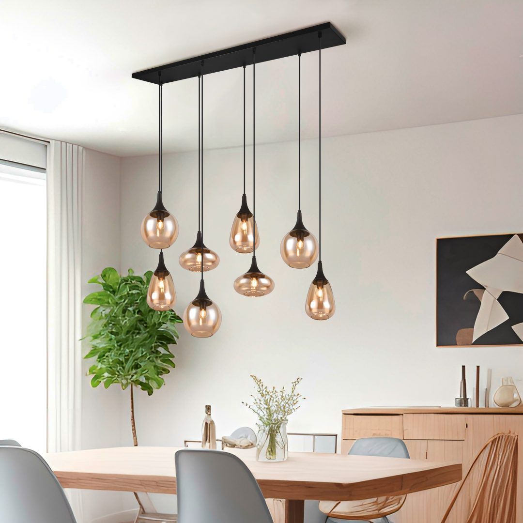 Lumina  - Pendant - Amber - Trio