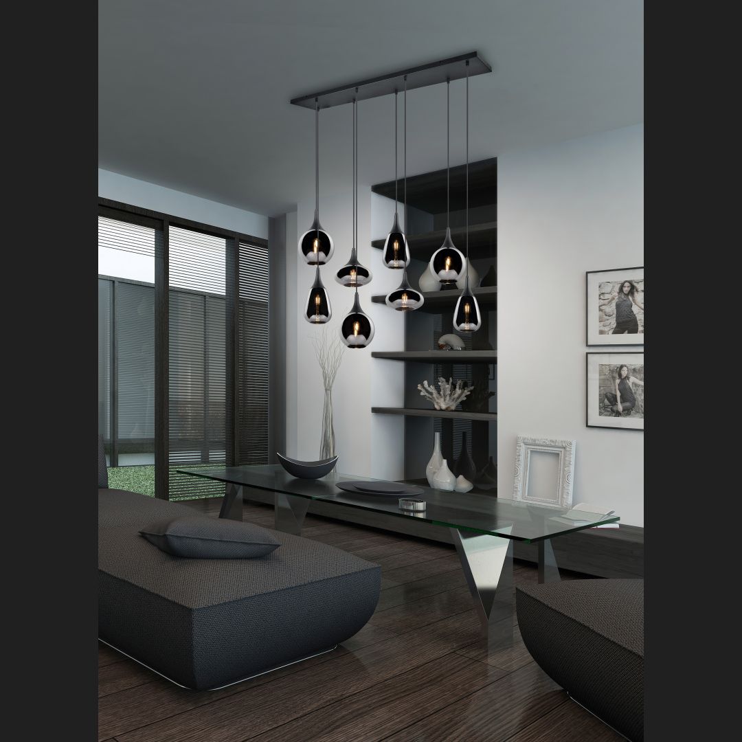 Lumina  - Pendant - Chrome Plated - Trio