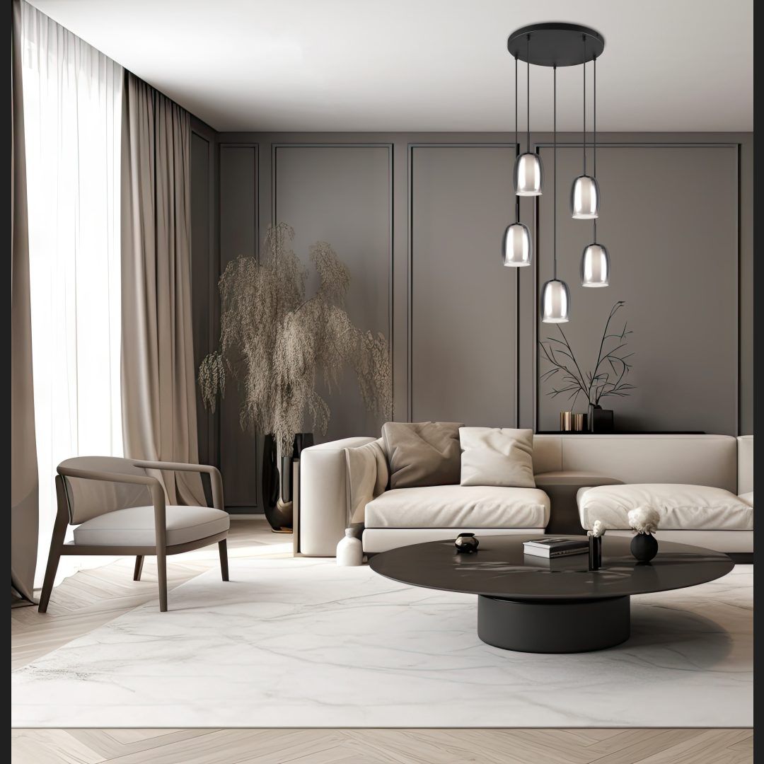 Barret  - Pendant - White - TRIO Select
