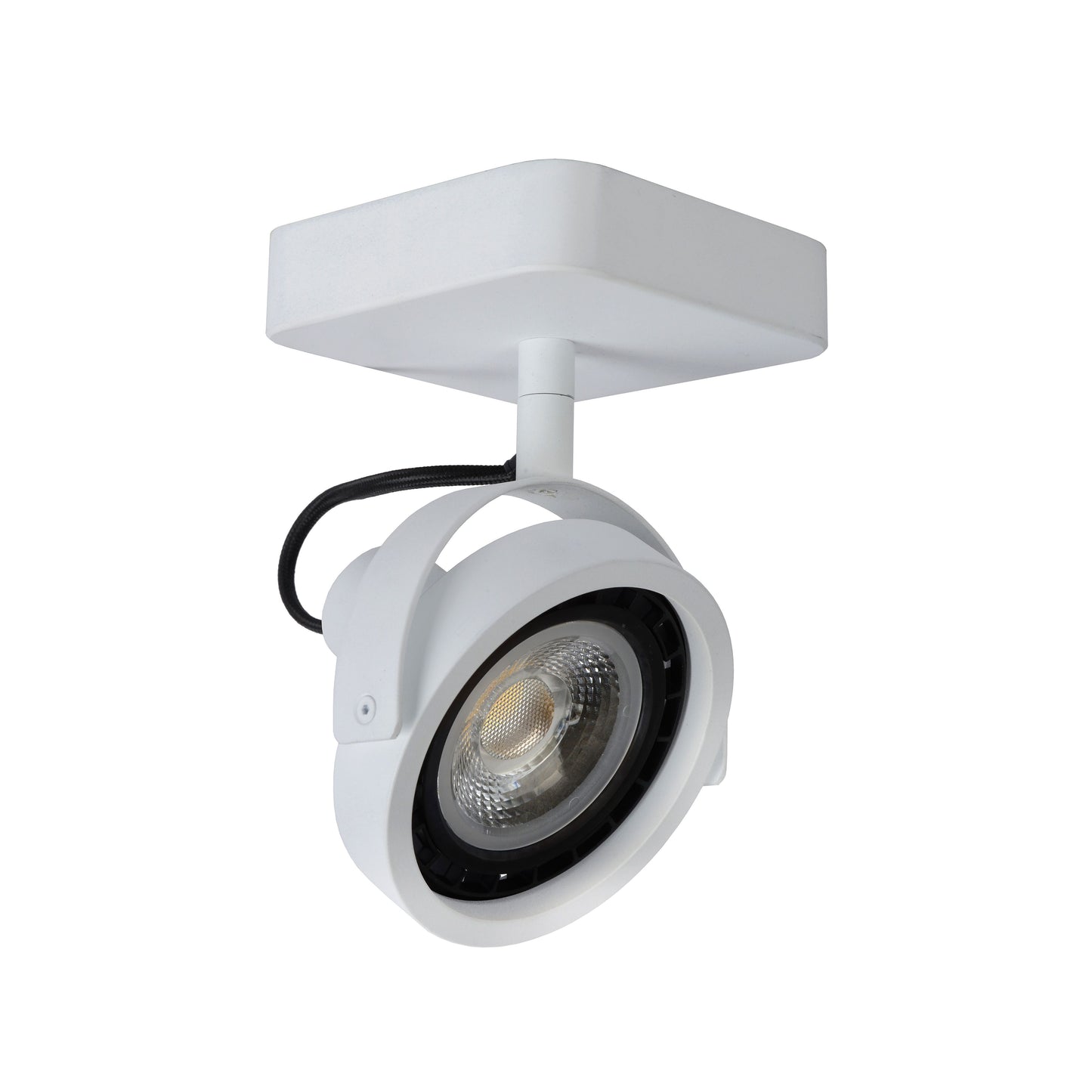 Lucide TALA LED - Ceiling spotlight - LED Dim to warm - GU10 (ES111) - 1x12W 2200K/3000K - White