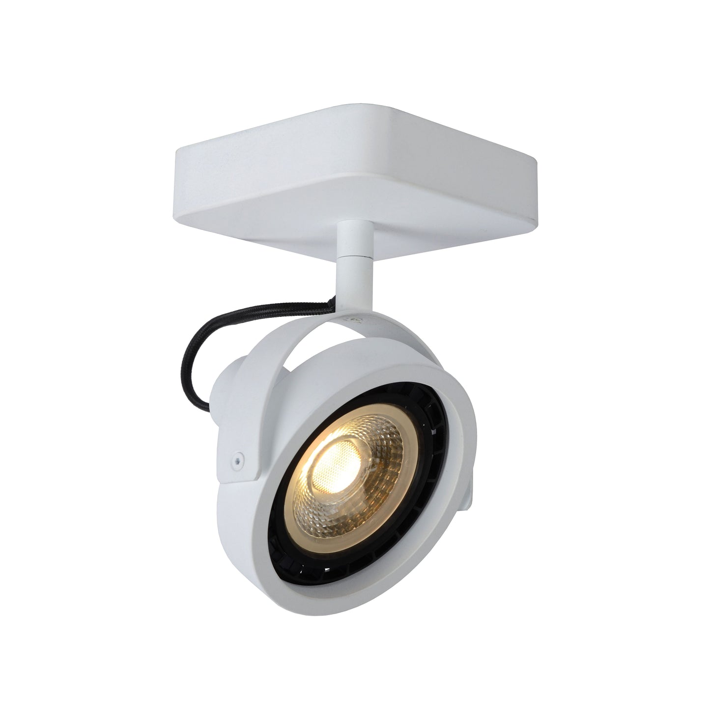 Lucide TALA LED - Ceiling spotlight - LED Dim to warm - GU10 (ES111) - 1x12W 2200K/3000K - White