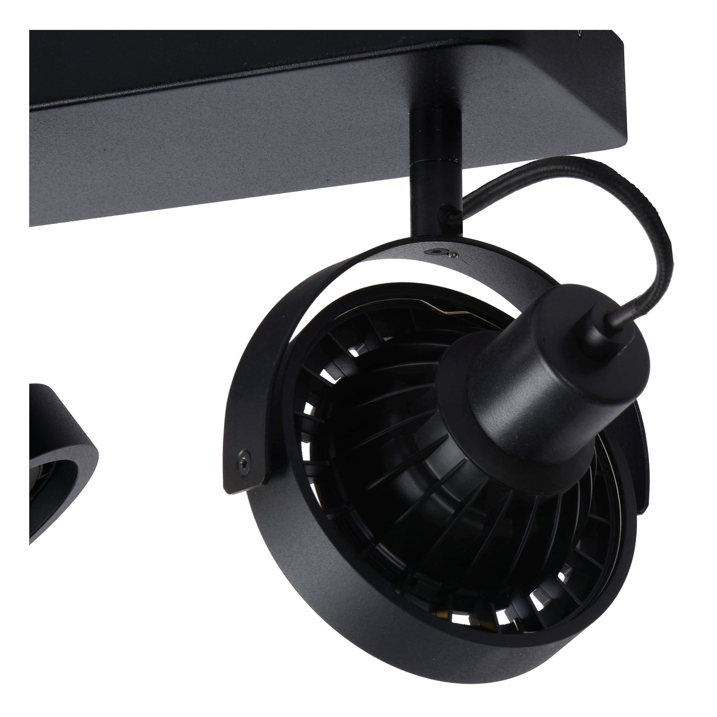 Lucide TALA LED - Ceiling spotlight - LED Dim to warm - GU10 (ES111) - 2x12W 2200K/3000K - Black