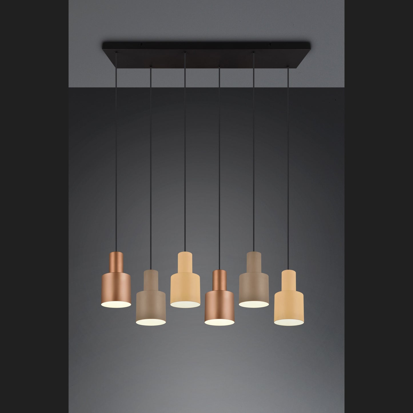 Agudo  - Pendant - Coffee - Trio