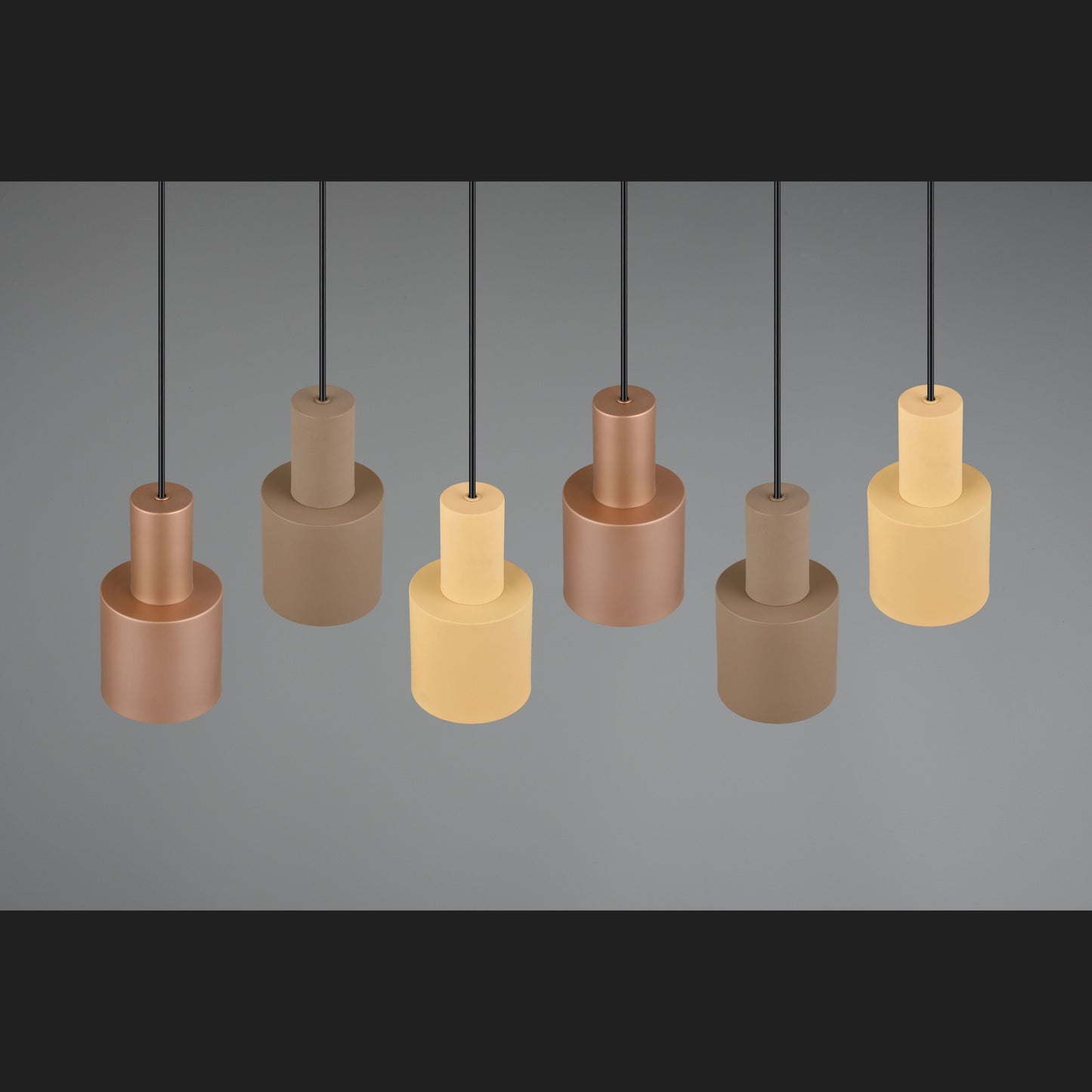 Agudo  - Pendant - Coffee - Trio